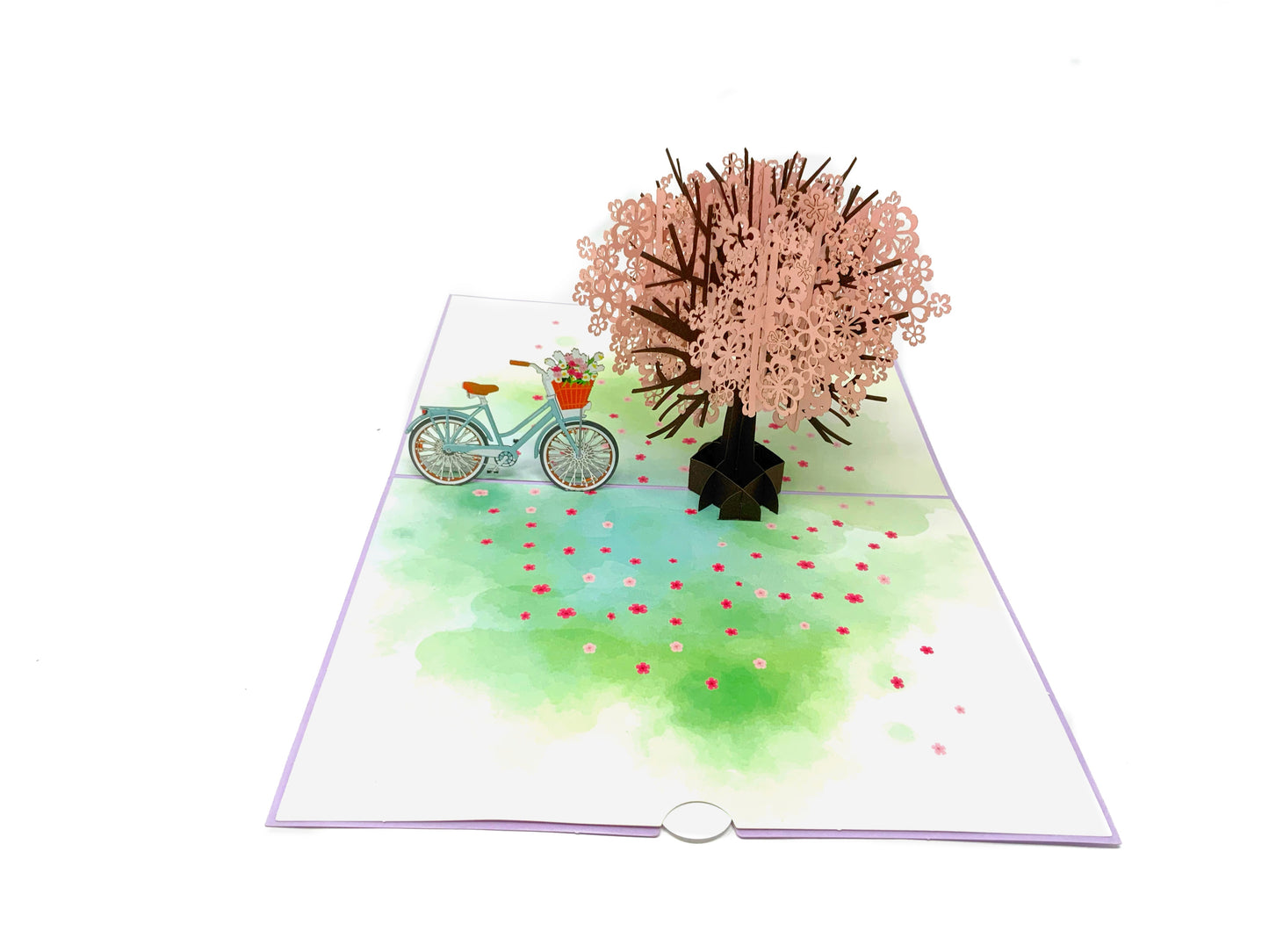 Blossoming beauty pop up card