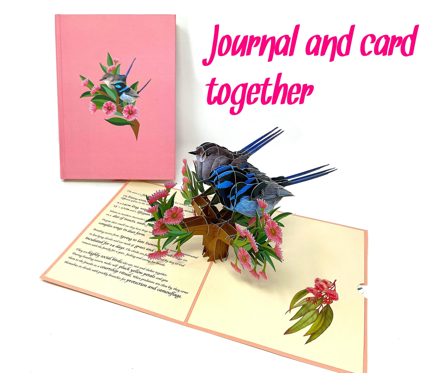 Journal and card combo