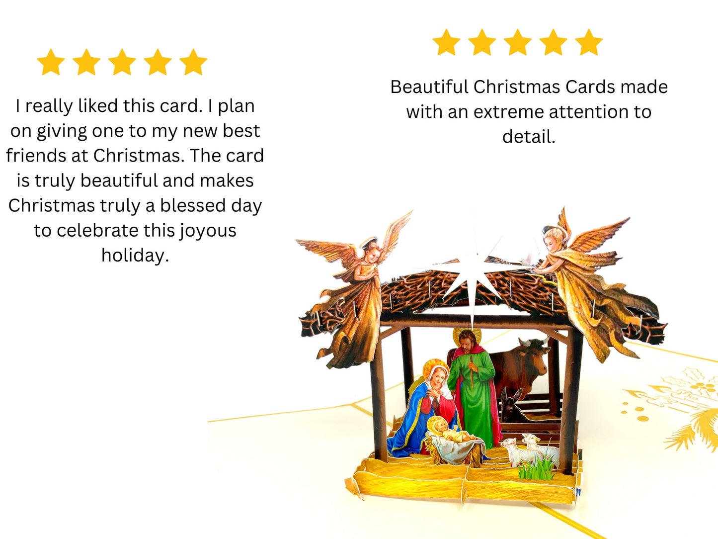 Nativity Pop Up Greeting Card