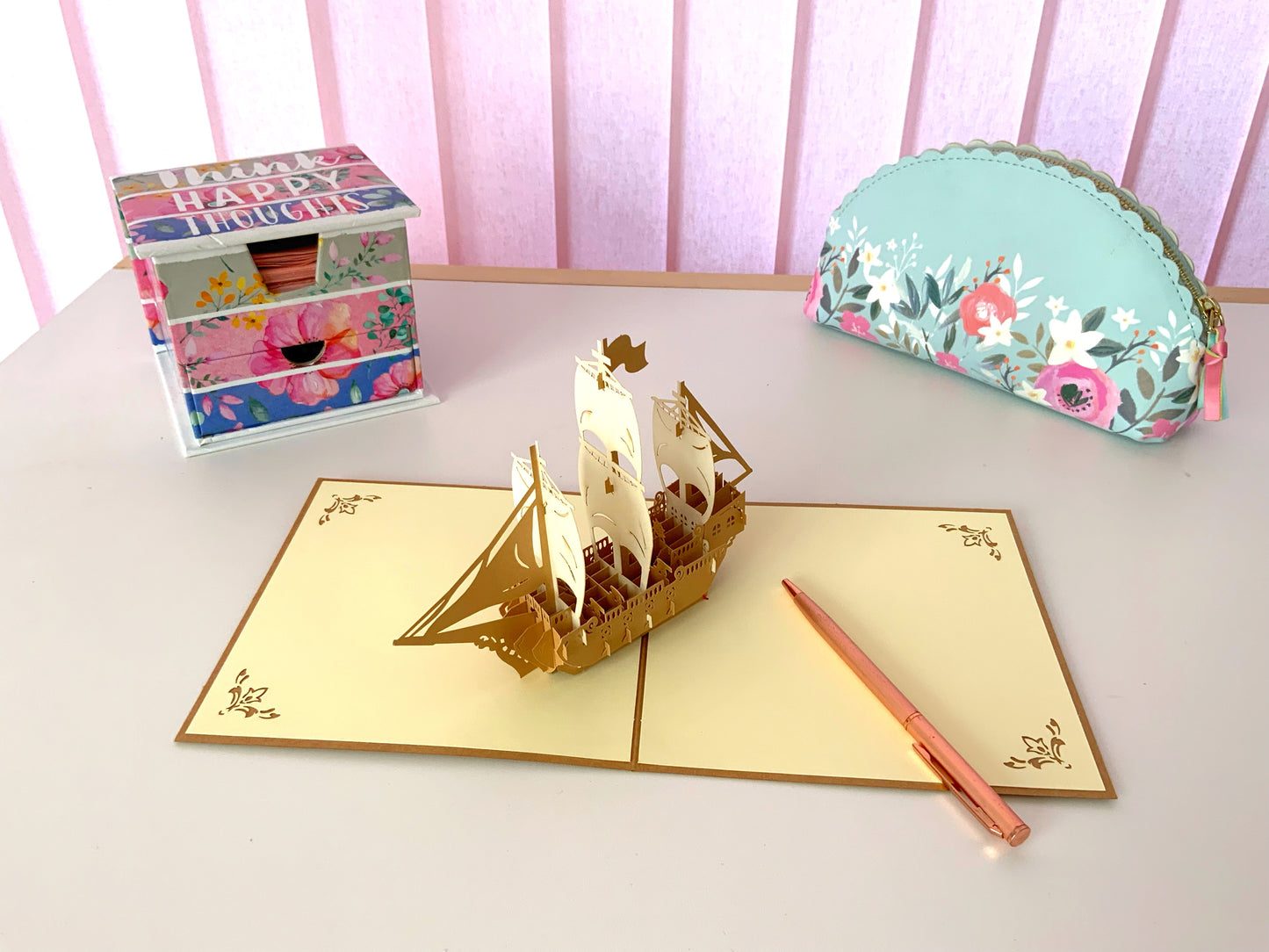 Ship pop up card