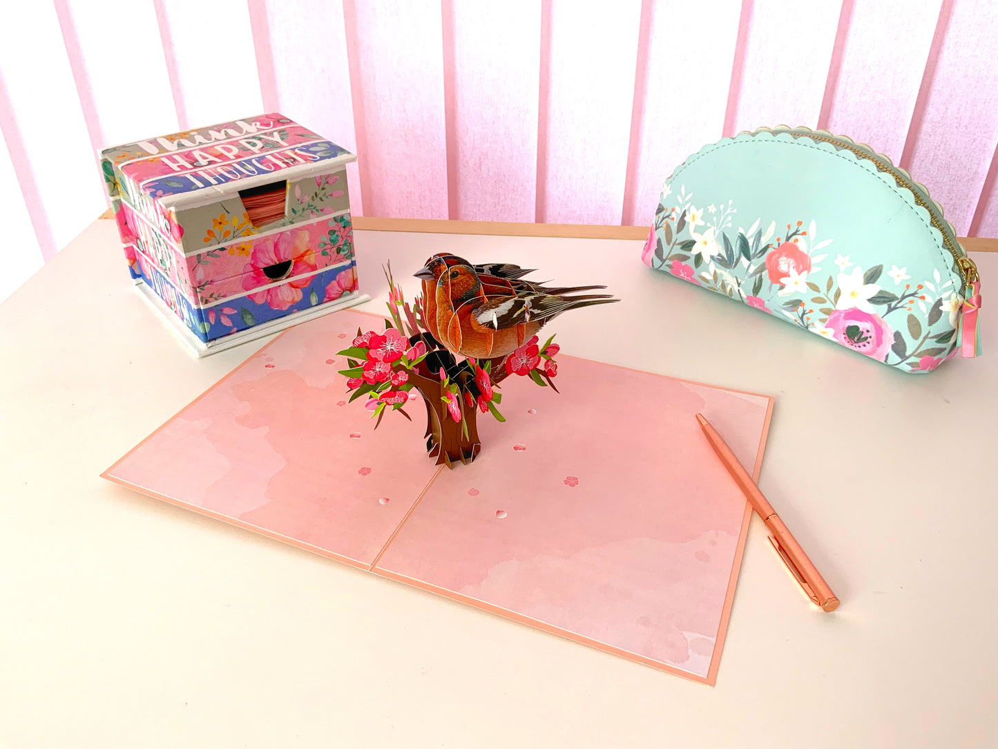 Chaffinch Pop Up Card