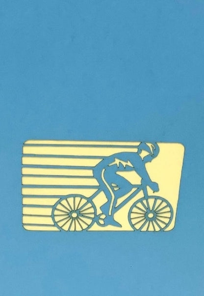 Cyclists pop up card