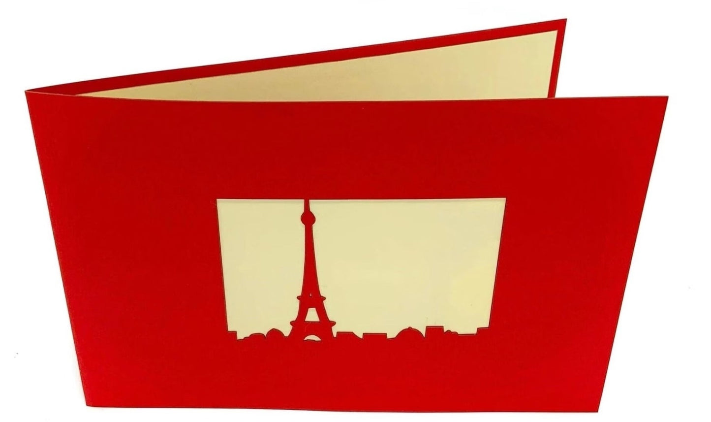 Eiffel Tower pop up card