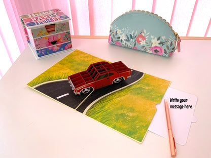 Car pop up card