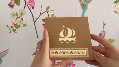 Ship pop up card