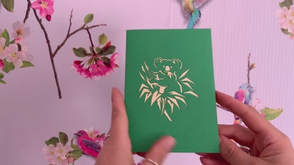 Koala pop up card