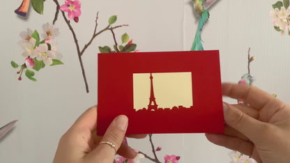 Eiffel Tower pop up card